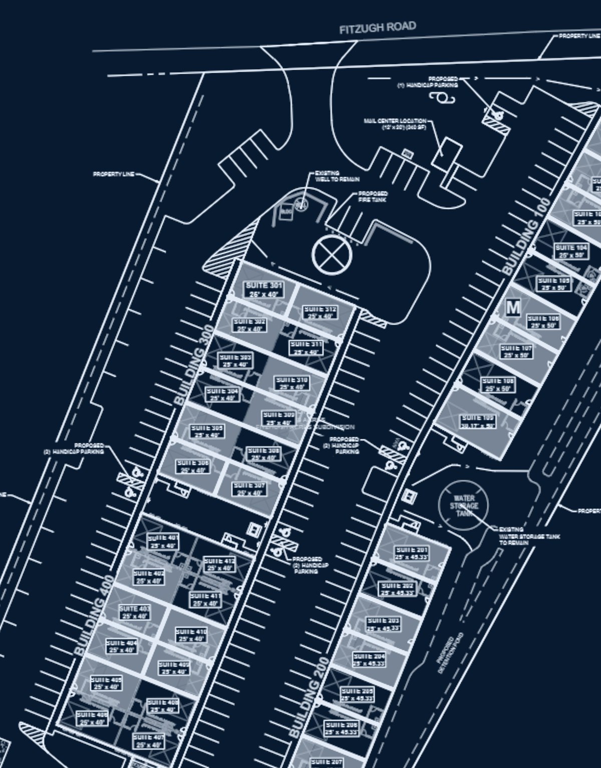 Marketing site plan, Personal Warehouse® Dripping Springs